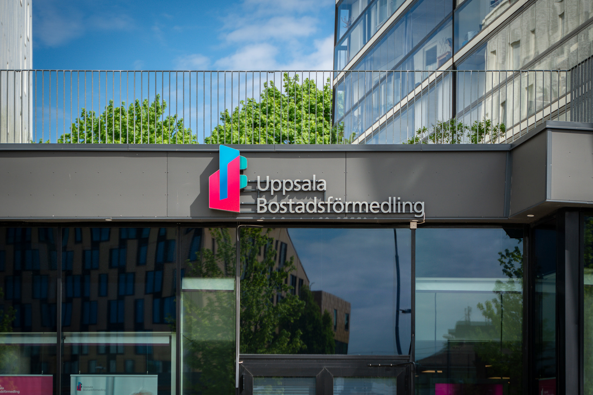 Närbild Bostadsförmedlingens logo