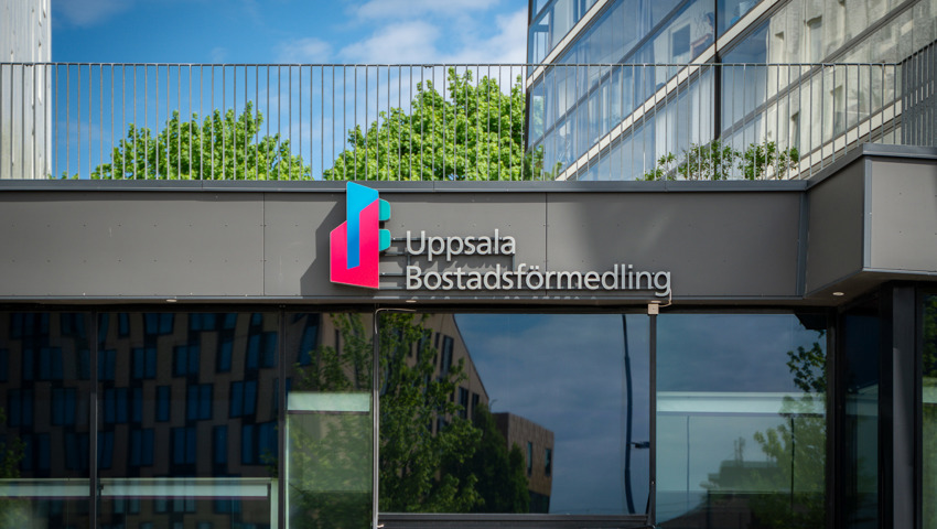 Närbild Bostadsförmedlingens logo